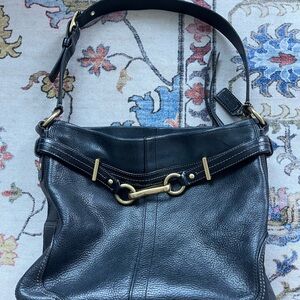 Coach Leather Hobo Bag